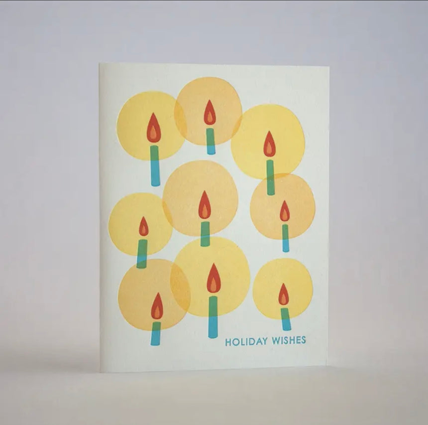 Holiday Wishes Candle Card