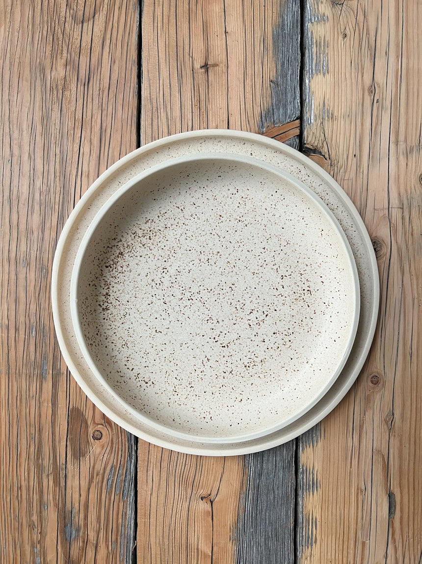 Speckled Low Bowl