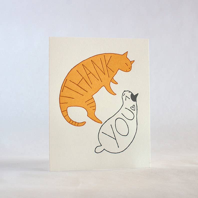 Thank You Cats Card