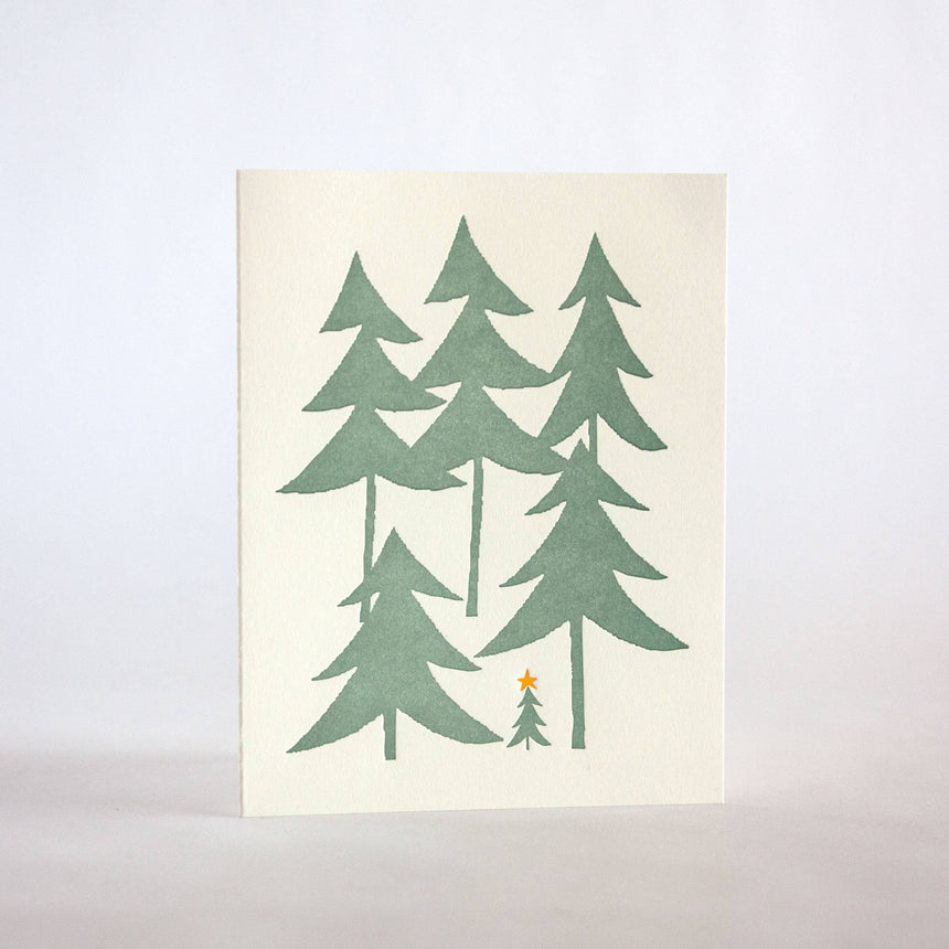 Winter Trees Card