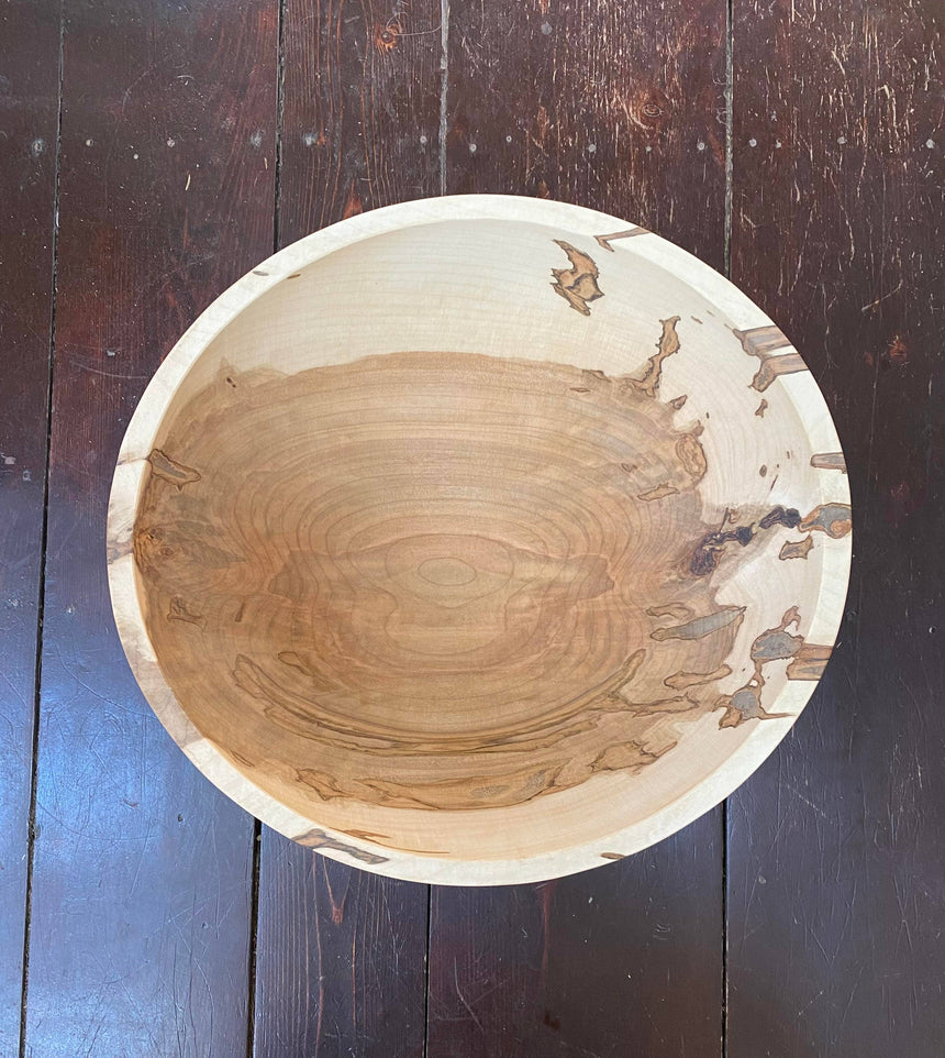 10" AMBROSIA MAPLE ROUND BOWL