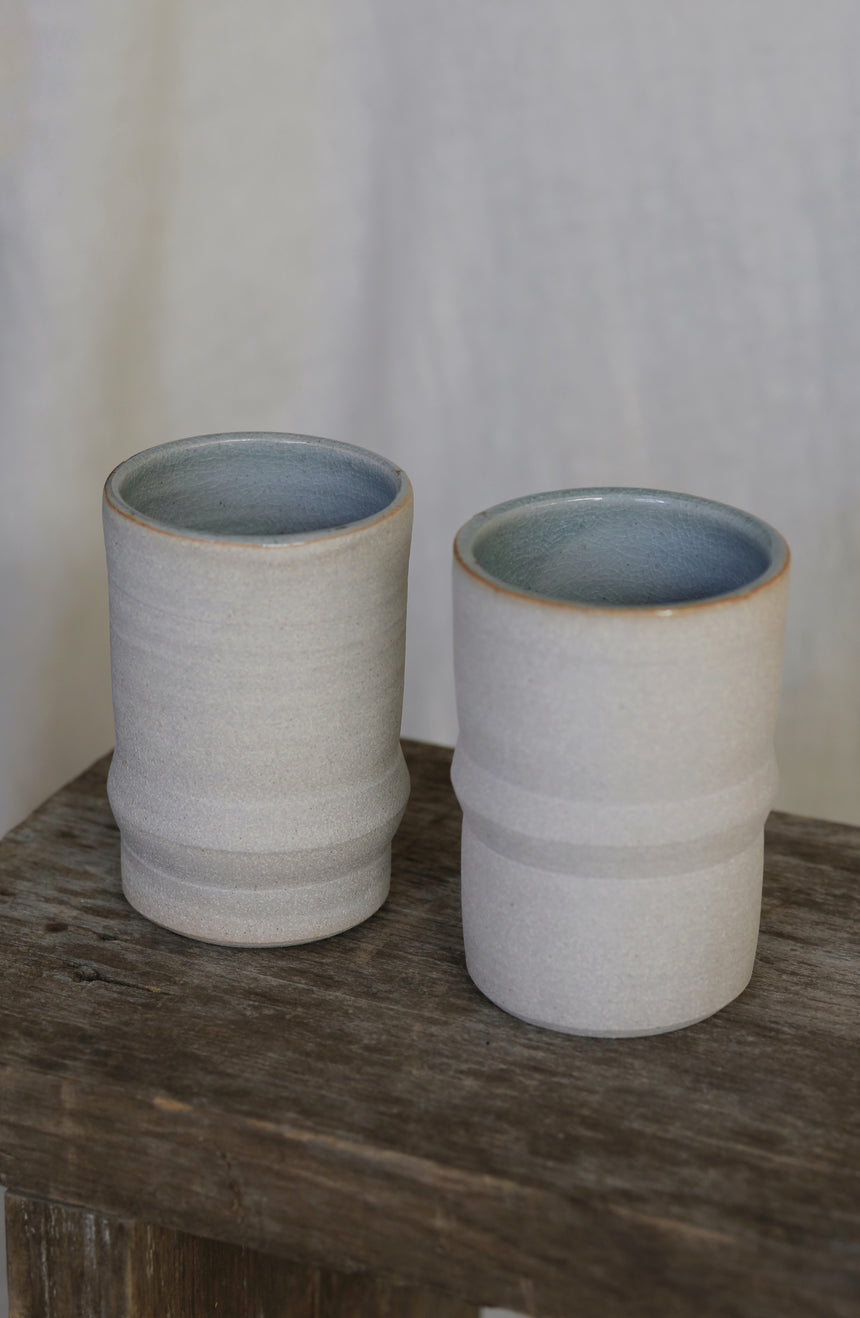 Saturn Tumblers in Stone White