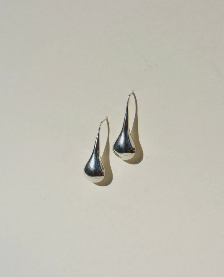 Silver Droplet Earring