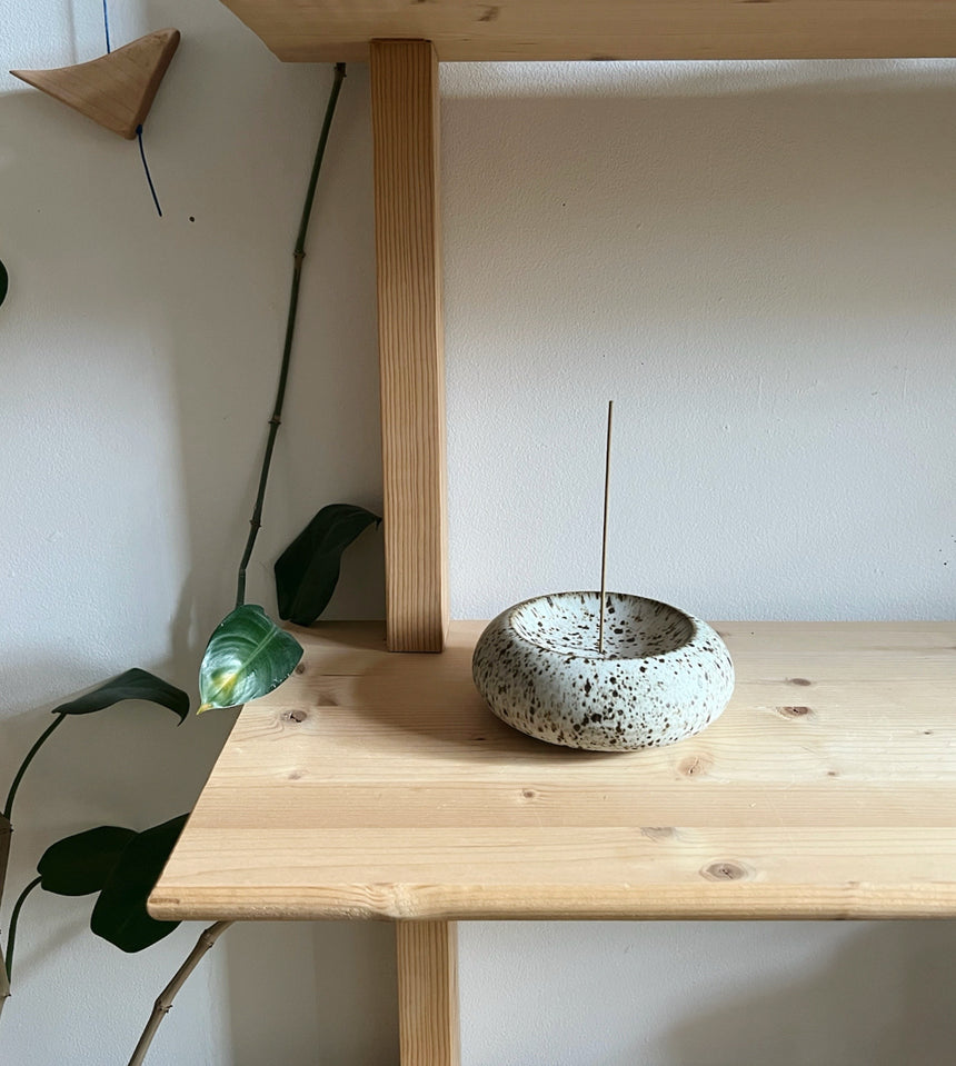 Speckled Incense Holder