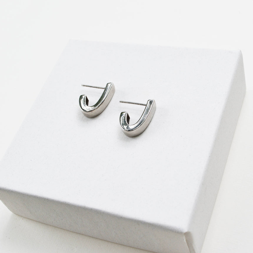 Silver J Hoops