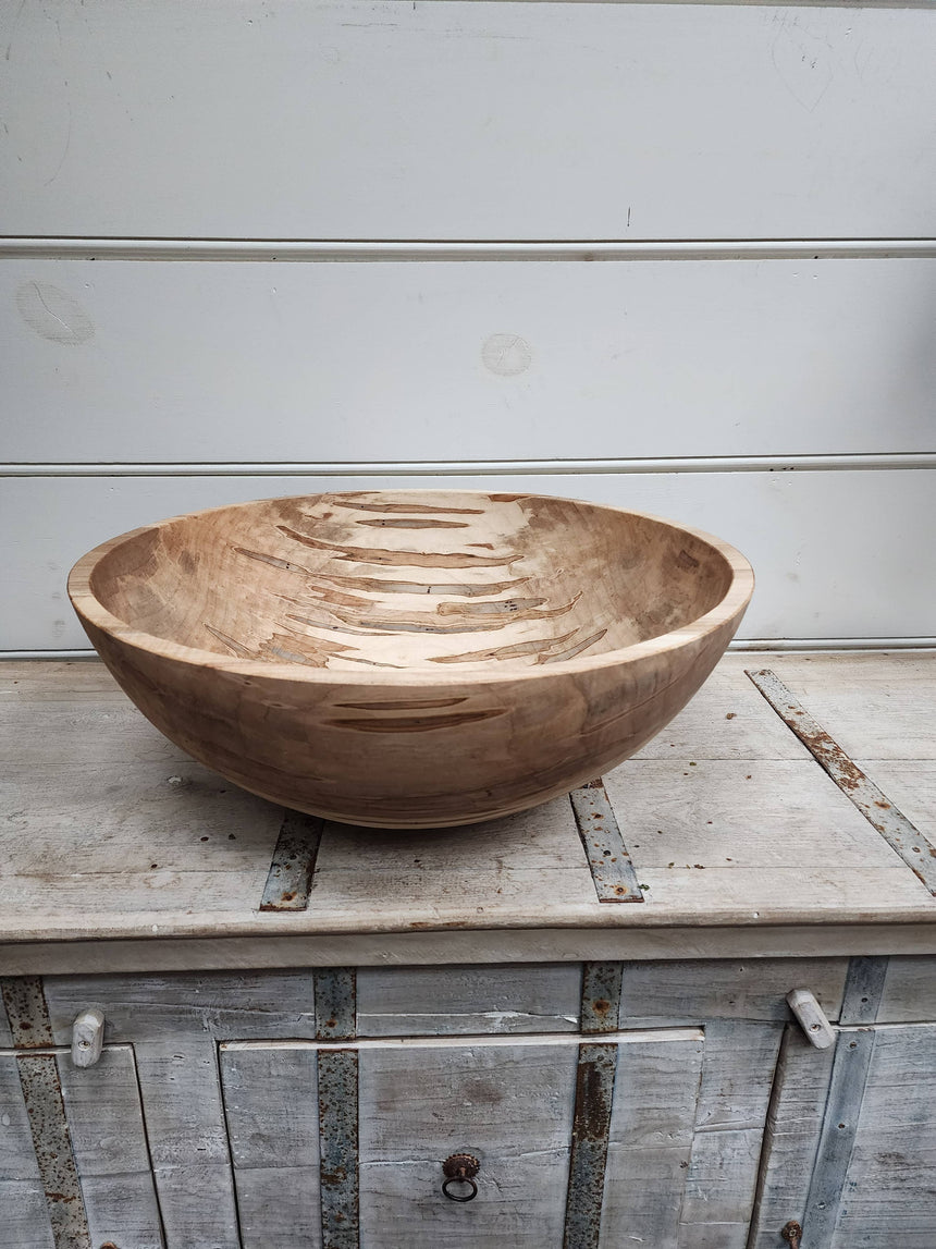 10" AMBROSIA MAPLE ROUND BOWL