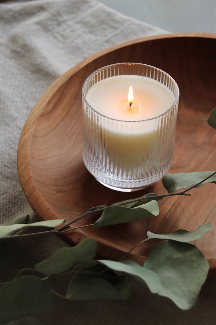 Eucalyptus + Amber 12oz Candle
