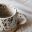 Quail Speckle Half Dip Mug