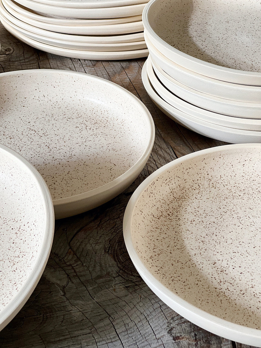 Lafayette Ave Speckled Plates + Bowls